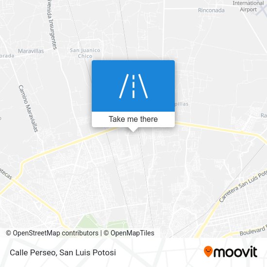 Calle Perseo map