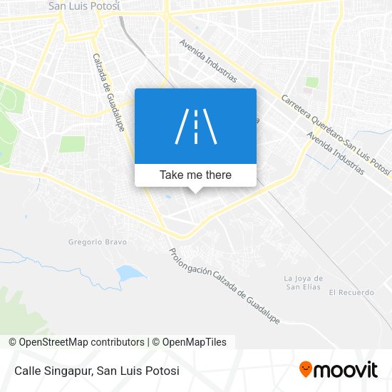 Calle Singapur map
