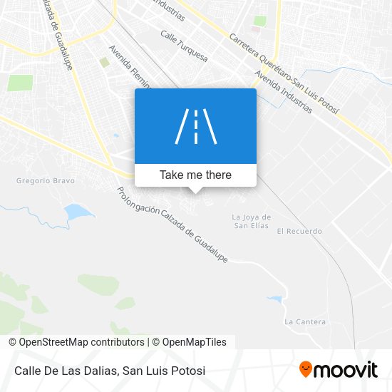 Mapa de Calle De Las Dalias