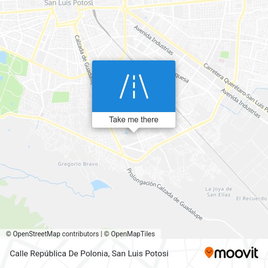 Calle República De Polonia map
