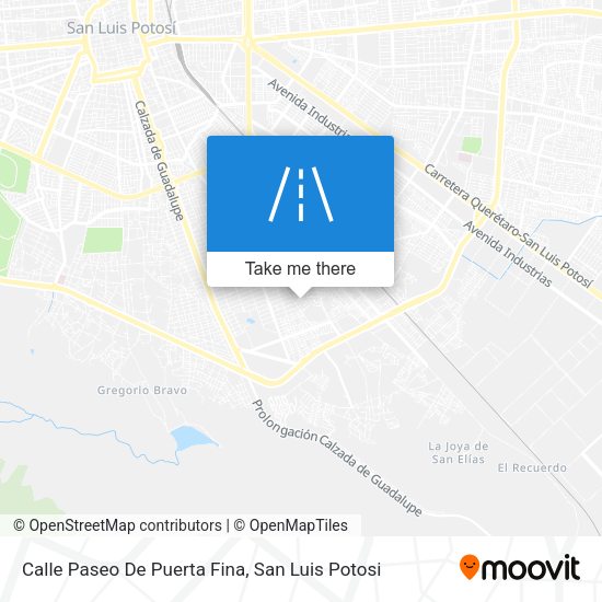 Calle Paseo De Puerta Fina map
