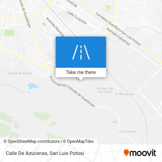 Calle De Azucenas map