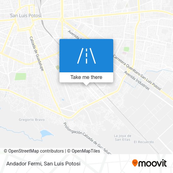 Andador Fermi map