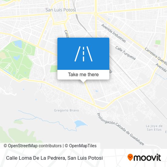 Calle Loma De La Pedrera map