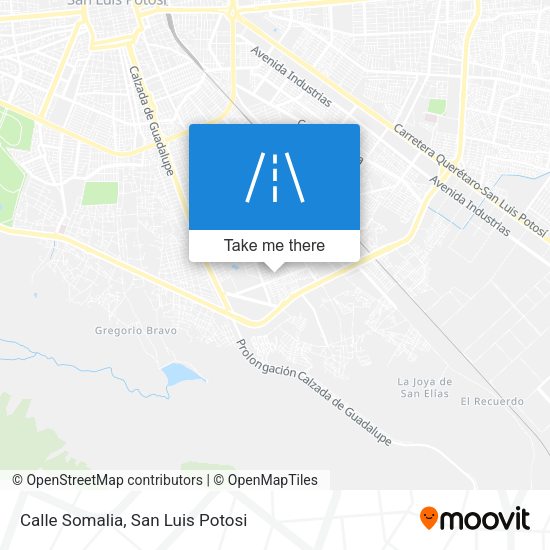 Calle Somalia map