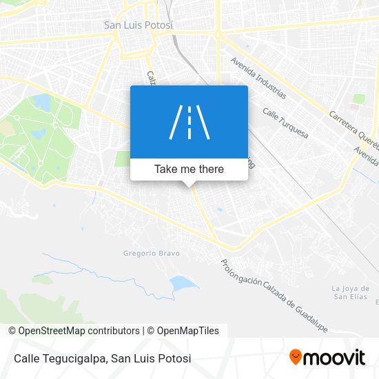 Mapa de Calle Tegucigalpa