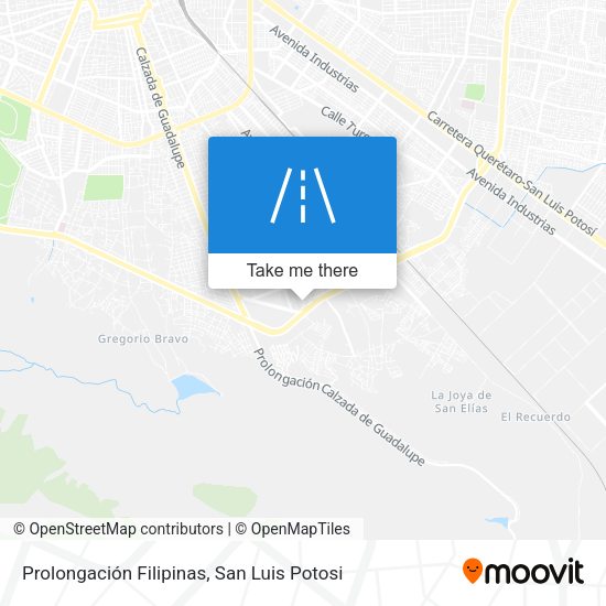 Prolongación Filipinas map