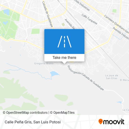 Mapa de Calle Peña Gris
