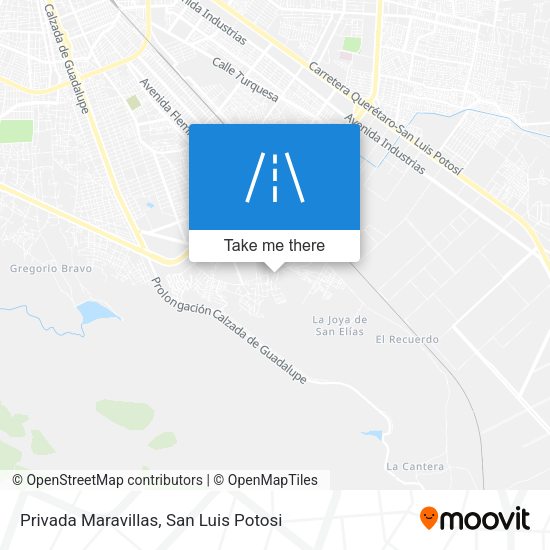 Privada Maravillas map