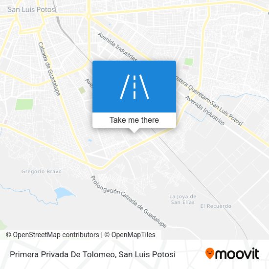Primera Privada De Tolomeo map