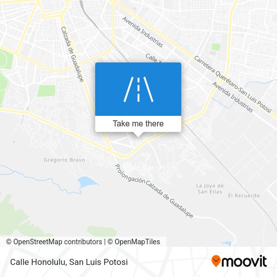 Calle Honolulu map