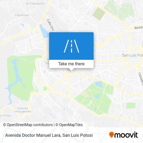 Avenida Doctor Manuel Lara map