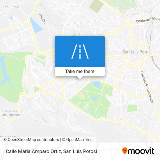 Calle María Amparo Ortiz map