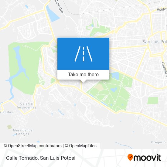 Calle Tornado map