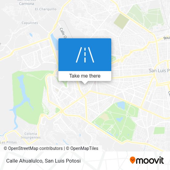 Calle Ahualulco map