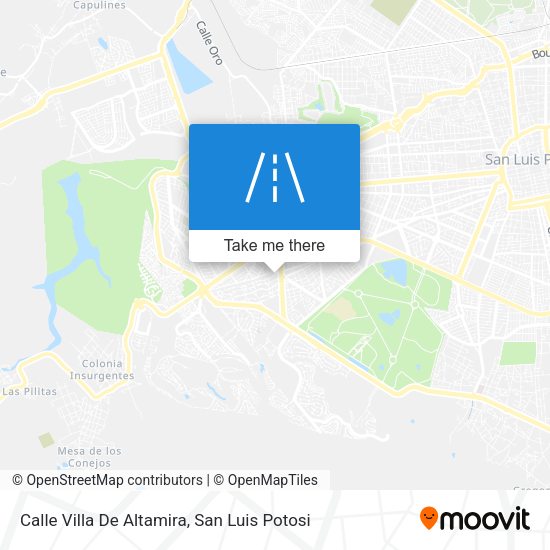 Calle Villa De Altamira map