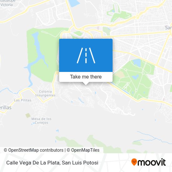 Mapa de Calle Vega De La Plata