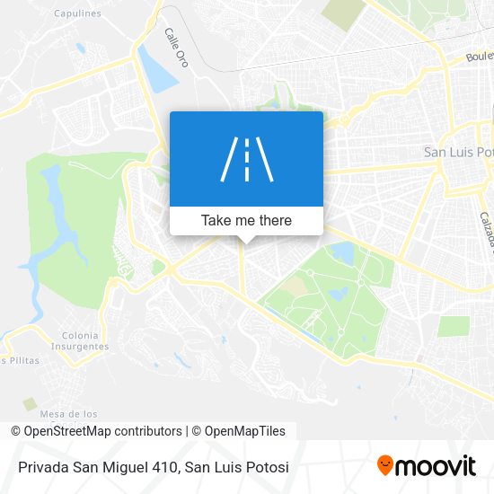 Privada San Miguel 410 map