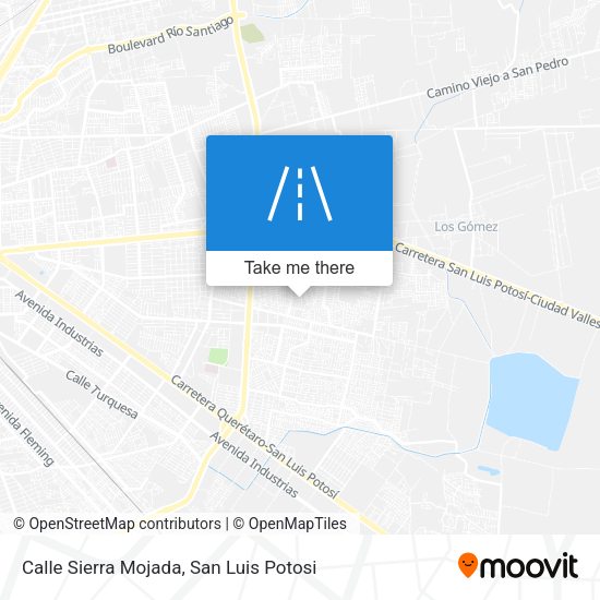 Calle Sierra Mojada map