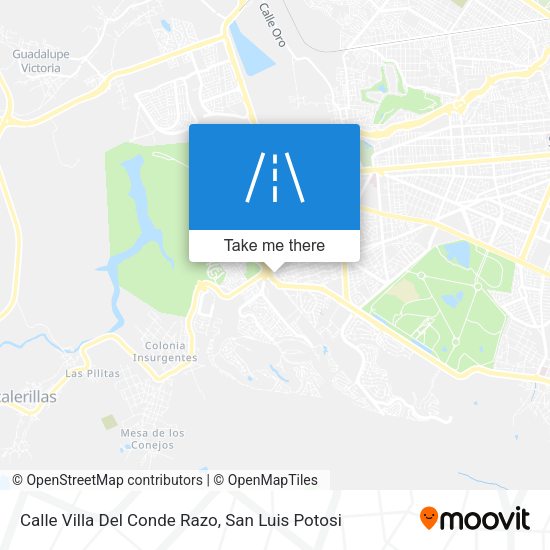 Calle Villa Del Conde Razo map