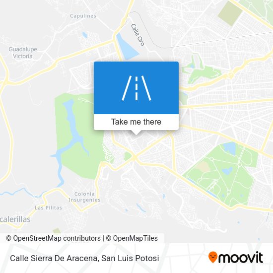 Mapa de Calle Sierra De Aracena