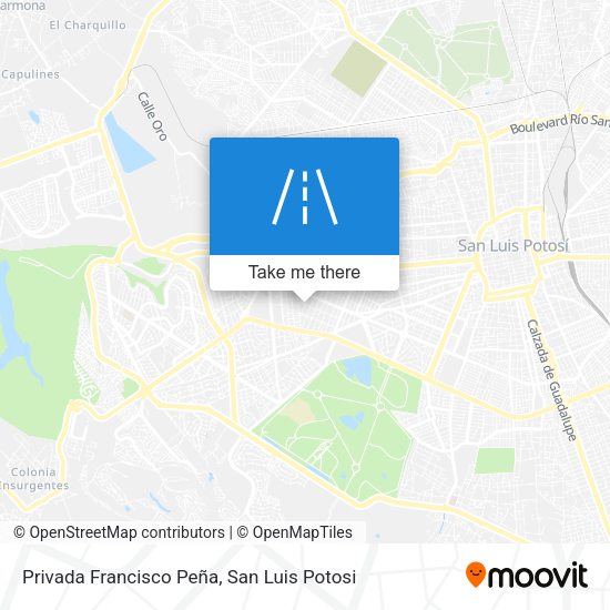 Mapa de Privada Francisco Peña