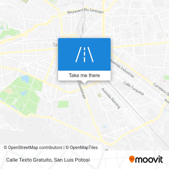 Calle Texto Gratuito map