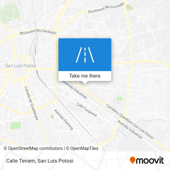 Mapa de Calle Tenam