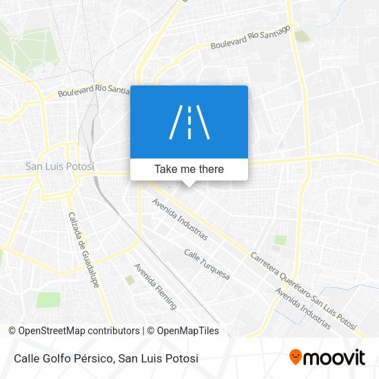Mapa de Calle Golfo Pérsico