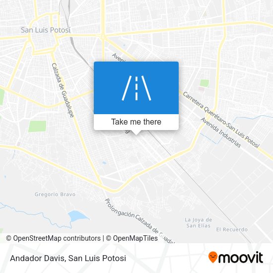 Andador Davis map