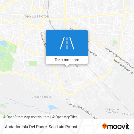 Andador Isla Del Padre map