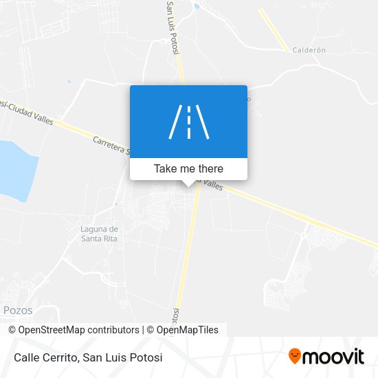 Calle Cerrito map