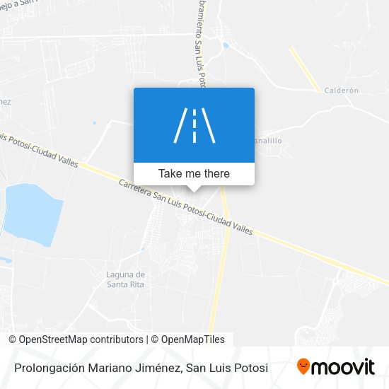 Mapa de Prolongación Mariano Jiménez