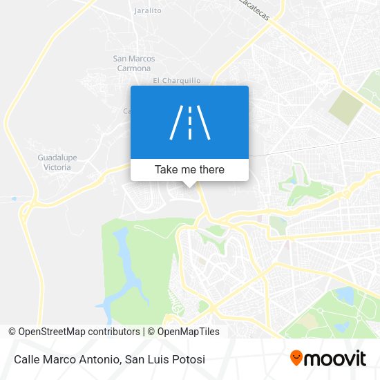 Mapa de Calle Marco Antonio