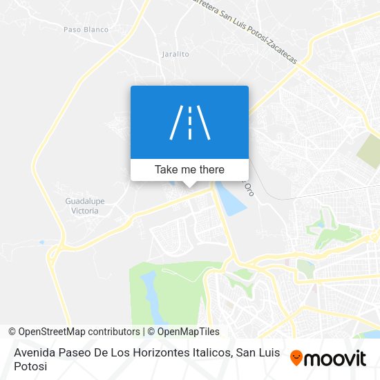 Avenida Paseo De Los Horizontes Italicos map