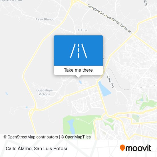 Calle Álamo map