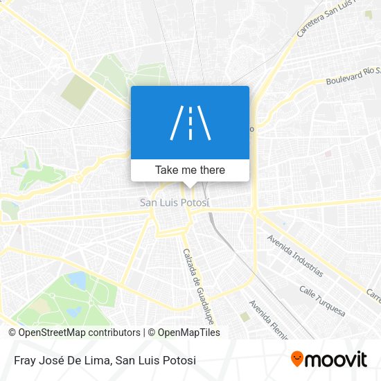 Fray José De Lima map