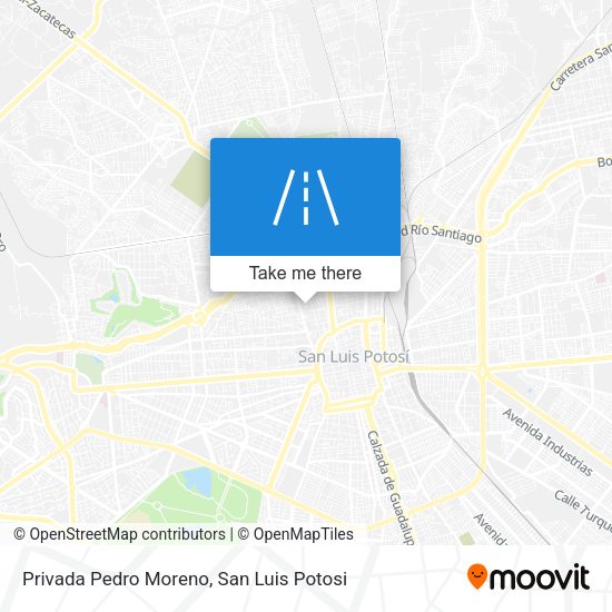 Privada Pedro Moreno map