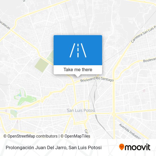 Prolongación Juan Del Jarro map