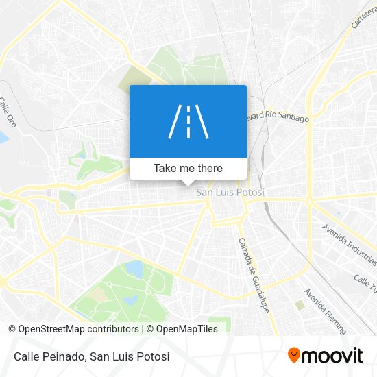 Calle Peinado map