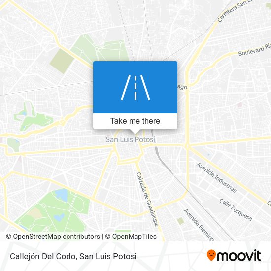 Callejón Del Codo map