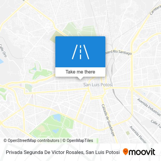 Privada Segunda De Víctor Rosales map