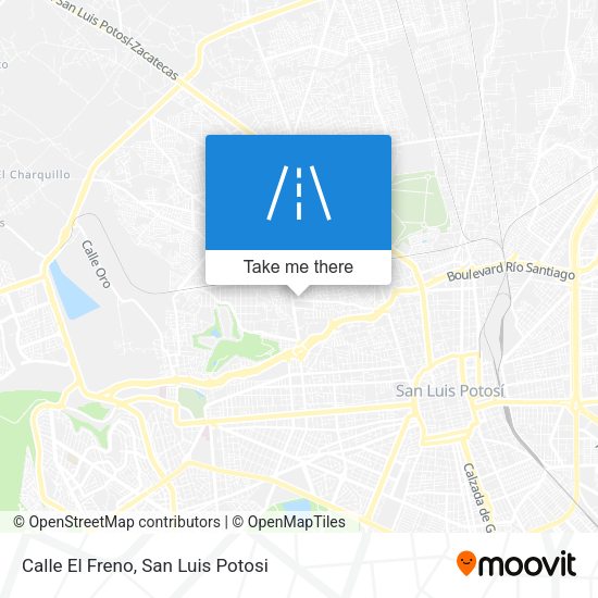 Calle El Freno map