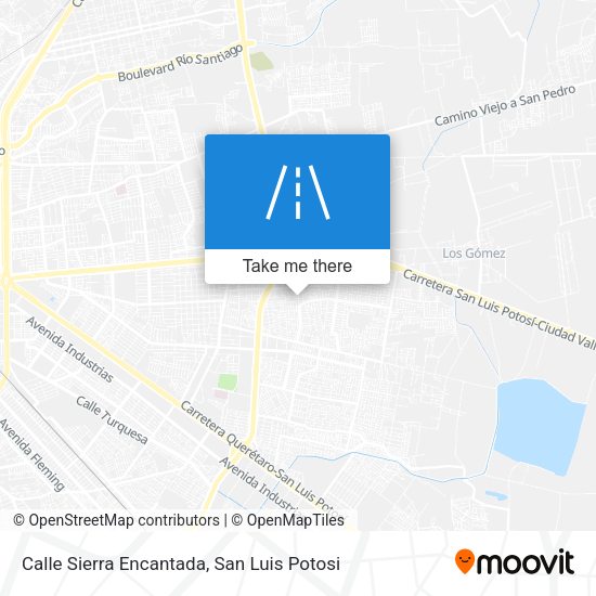 Calle Sierra Encantada map