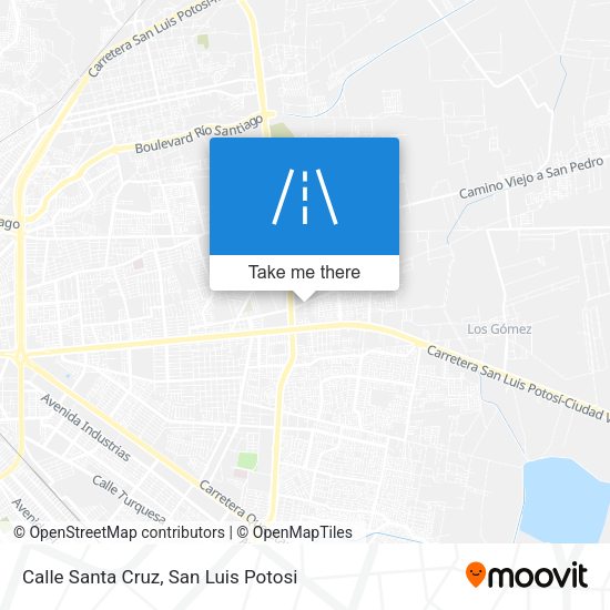 Mapa de Calle Santa Cruz