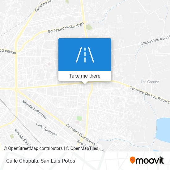 Mapa de Calle Chapala