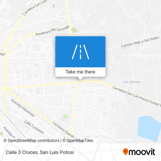 Mapa de Calle 3 Cruces