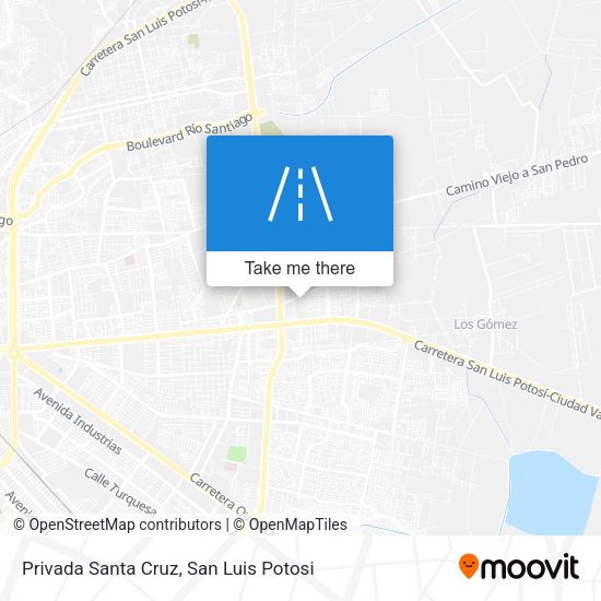 Privada Santa Cruz map