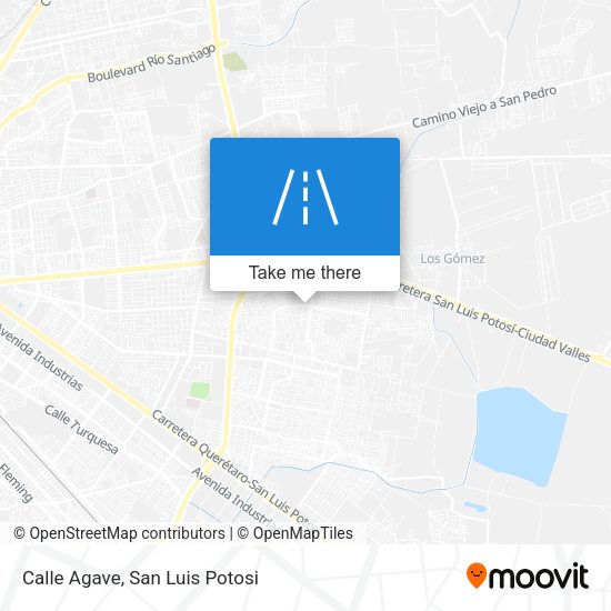 Calle Agave map