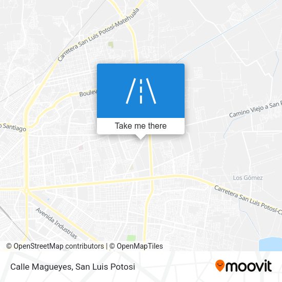 Calle Magueyes map